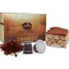 Caffè Vulcanus - Caffè aromatizzato - Capsule compatibili con le macchine Nespresso* (Tiramisù, 30 Capsule)