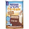 Nestlé Bébé P'tite Cereali, Secchi, Cacao - Dai 6 Mesi - Scatola da 415 g