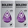 Generico SET 48 BOLERO DA 3 GRAMMI Acai Berry Preparato istantaneo polvere solubile in bustine Sticks per Bevande con Stevia e Vitamina C e Senza Zucchero ideale per fitness e diete