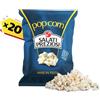 Preziosi Food Salati Preziosi | Pop Corn Classici, non fritti, senza glutine, cotti ad aria, con sale iodato, 20 pezzi x 90 g