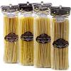 LA FABBRICA DELLA PASTA Set Pasta Lunga di Gragnano IGP - Bucatini, Linguine, Spaghetti, Ziti 500gr x 4