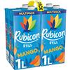 RUBICON Still Mango | 4 cartoni da 1 litro | Sapori autentici da tutto il mondo con bevande alla frutta fissa al rubicon | Fai la scelta poco noiosa