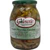 Goloserie Funghi Chiodini Bianchi Pleurotus Ostreatus in Olio di Girasole con Peperoncino - Specialità Calabrese Sott'Olio 1kg - Antipasto Tipico Italiano Gourmet