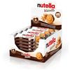 CAIYA Biscotti con Farcitura di Crema alle Nocciole e Cacao Box con 28 porzioni per Nutella Biscuits da 41,4g con Portachiavi CAIYA®