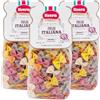 LIVERA - Farfalle 6 Sapori, pasta italiana aromatizzata, essiccazione lenta, trafilata al bronzo, pack 3 x 500 g, pasta artigianale gusti assortiti