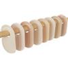 3 Sprouts - Divisori Guardaroba Neonato - Divisori per Armadio per Bambini e Bambini, Organizer per Vestiti per Bambini per Dimensione/età - Set da 8 - Solido Neutro