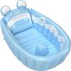 zwxqe Vasca da Bagno Gonfiabile da Viaggio - Basino Doccia Pieghevole, Piscina Non Slip per Bambini e Ragazzi