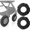 SHINETEC Copricerchi per passeggino - Riduzione del rumore e antigraffio, accessori protettivi per ruote del carrello, 2 pezzi (M)