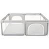 HUOLE Box per Bambini con Succhiatori, Versione potenziata 2025 Recinto per Baby Tessuto Oxford 300D, Centro Attività per Bambini, Facile da Montare e da Pulire-1,5 * 2,0 m - (grigio)