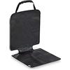 hauck Sit on Me, Nero - Corpisedile Auto Universale 97 x 47 cm - Protegge da Sporco e Graffi - Compatibile con Ovetto, Seggiolino Auto con Isofix - 2 Parti Separabili - Antiscivolo - Idrorepellente