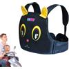 Generic Cintura di sicurezza per moto per imbracatura per bambini per moto - Cintura di sicurezza per moto - Supporto di design integrato per moto scooter elettrici e biciclette