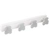 POMOLINE APPENDIABITI da Parete camera BEBÉ bambino Orsi grigio legno laccata base plastica resine ABS 410x60MM