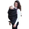 Neko Cover Invernale Universale per Marsupio e Fascia Porta-Bebè - 2 in 1 per Marsupio, Fascia, Porta Bimbo, Passeggino, Ovetto - Impermeabile, Antivento e Calda per Neonati (Nero)