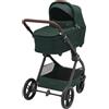 Maxi-Cosi Oxford Plus - Passeggino 2 in 1, con Navicella, 0-4 anni(0-22 kg), compatto pieghevole, Sospensioni ammortizzanti, 3 posizioni, 10 kg Ampio cestello, Seduta spaziosa, Twillic Green