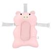 Zerodis Cuscino per Bagnetto, Cuscino di Supporto per Bagnetto Traspirante Regolabile in Cotone Sicuro Morbido per Neonato per Doccia (Rosa)