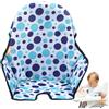 Besreey Cuscino Per Seggiolone Pappa Universale - Riduttore Per Sedia Da Pranzo Per Bambini 37x23cm - Fodera Ikea
