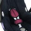 BambiniWelt by Rafael K. BAMBINIWELT - Set di imbottiture universali per seggiolino auto, compatibile ad esempio con Maxi Cosi Cybex (bordeaux)