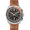 Bulova Orologio cronografo al quarzo da uomo con cinturino in pelle 98B427, marrone, moderno