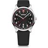 WENGER Orologio da polso da uomo City, Swiss Made, analogico, al quarzo, impermeabile, cinturino in acciaio inossidabile
