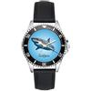 KIESENBERG Squalo Bianco Regalo Articolo Idea Fan Orologio L-2528