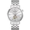 Bulova Orologio analogico automatico da uomo, con cinturino in acciaio inox, 96A276, argento, Moderno