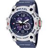 WeaShaemgLi Orologio sportivo da uomo con quadrante grande, militare, S-Shock, impermeabile, retroilluminazione, sveglia, cronometro Caratteristiche: robusto orologio da polso per allenamento, escursionismo e