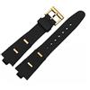 Richie strap [Richie Strap]gomma Fibbia cinturino cinturino cinturino orologio subacqueo in gomma nera 24 mm x 8 mm adatto per Divas 'Dream (oro)
