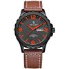 HAONB Orologio Uomo Orologio Da Polso Impermeabile Al Quarzo Calendario Di Moda