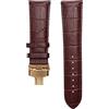 Moonbaby 18/19/20/21/22/23/24/26/28mm da uomo in vera pelle assorbimento del sudore cinturino a sgancio rapido per orologio al quarzo, orologi meccanici