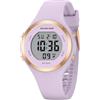 GOLDEN HOUR Orologio Digitale Donna Subacqueo 50M (5ATM) Orologio Sportivo Professionale con Cronometro e Sveglia Ideale per Nuoto Lavoro, Cinturino Morbido in Silicone