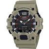 Casio Collection - Orologio da polso da uomo al quarzo Sportivo bracciale e cassa in Resina di colore Verde display analogico nero - HDC-700-3A3