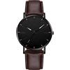 WIRMEC Orologi da uomo 2024 orologi di lusso orologio al quarzo quadrante in acciaio inossidabile orologio casual da uomo, P, Cinturino