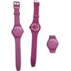 BLUSUPERSHOP RICEVI 1 OROLOGIO DETENUTO, DIETRO TRASPARENTE IDONEO CARCERE AMMESSO PENITENZIARIO, BIANCO NERO ROSSO ARANCIO ROSA E ALTRI OMAGGIO PORTACHIAVI E BATTERIA SOSTITUTIVA OROLOGIO altro (ROSA)
