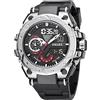 SMAEL Orologi militari per gli uomini sport all'aperto impermeabile digitale tattico orologio con grande data di allarme da polso multifunzione LED, Kl574p Sweatshirt - Bambini, Big Wrist