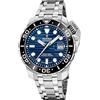 Festina SWISS MADE Orologio Automatico Uomo Acciaio 316L Argento - Data - Vetro Zaffiro Resistente - Impermeabile 30 ATM - F20043/2 Automatic