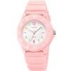 TONSHEN Bambini Orologio 50M Impermeabile Moda Analogico Quarzo Orologi da Polso Ruotare Quadrante Colore Numero Plastica Lunetta e Gomma Band La Ragazza Orologio (Rosa)