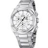 JAGUAR Orologio Uomo Acciaio 316L Argento - Cronografo Quarzo, Data, Vetro Zaffiro - Impermeabile 5 ATM - J805/A Executive