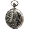 SIMAOTE Fullmetal Alchemist Orologio da tasca vintage al quarzo con catena per uomo donna accessori cosplay merch anime, Nero-01, Classico e Vintage