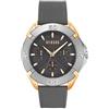 Versus Versace Rue Oberkampf 46 mm Uomo Multifunzione Grigio Pelle Orologio VSP1W0319