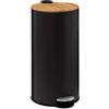 5 five simply smart 5five - cestino in bambù modern color 30l nero