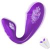 Aiszil Vibratoreper Donna Professionale Vibratoreper Wireless Ovetto Vibrazione, Vibratore Vibratore A Farfalla vibratoriper Punto G Vibratori Clitorideo coppia,Purple