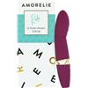 AMORELIE Ride - Vibratore punto G, 18,5 cm, impermeabile con batteria, Berry