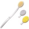 Generico Spazzola schiena doccia, Spugna doccia, Spazzola scrub corpo, Crema per la schiena con manico lungo, spazzola per doccia, 3 in 1 e applicatore lozione per doccia, 3 testine intercambiabili