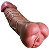 CUSON -Miglior Regalo Giocattolo Adulto per Manicotto Maschile Tasca Figa Maschile M-Asturbation Cup M-Asturbation Sexiu-Toy Adesivo Tazza Aeromobile Impermeabi/Brown/22Cm