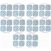 Healthcare World Elettrodi TENS 5x5 cm (40 Pezzi) - Cuscinetti Adesivi Quadrati Con Connessione A Spinotto Da 2mm Per TPN, Lloyds, Tenscare, Neurotrac, Dispositivi EMS E Macchine Per Elettroterapia