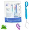 Generic Set 5 In 1 Di Spazzolino Da Denti, Filo Interdentale, Puliscilingua E Stuzzicadenti, Spazzolino Monouso 5 In 1, Igiene Orale Portatile Per Viaggi E Lavoro, Spazzolini Monouso Da (Mint 1pcs)