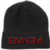 Rock Off officially licensed products Eminem Beanie Hat Logo Nuovo Ufficiale Nero Unisex Size One Size