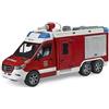 bruder 02680 - Autopompa MB Sprinter con modulo luci e suoni, veicoli, autopompa, servizio di soccorso, veicoli di emergenza, giocattoli dai 4 anni in su