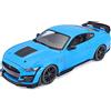Maisto-31452B Mustang Shelby GT500 2020 in Colore Blu e Scala 1/18 (31452B)
