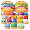 TrendandStylez XXL Mystery Dumplings Squishy Squeeze Buns con scatola (9,5 cm) - Viral Trend Anti Stress Giocattolo da schiacciare - Pallone da impastare in colore a sorpresa - Fidget Toy idea regalo